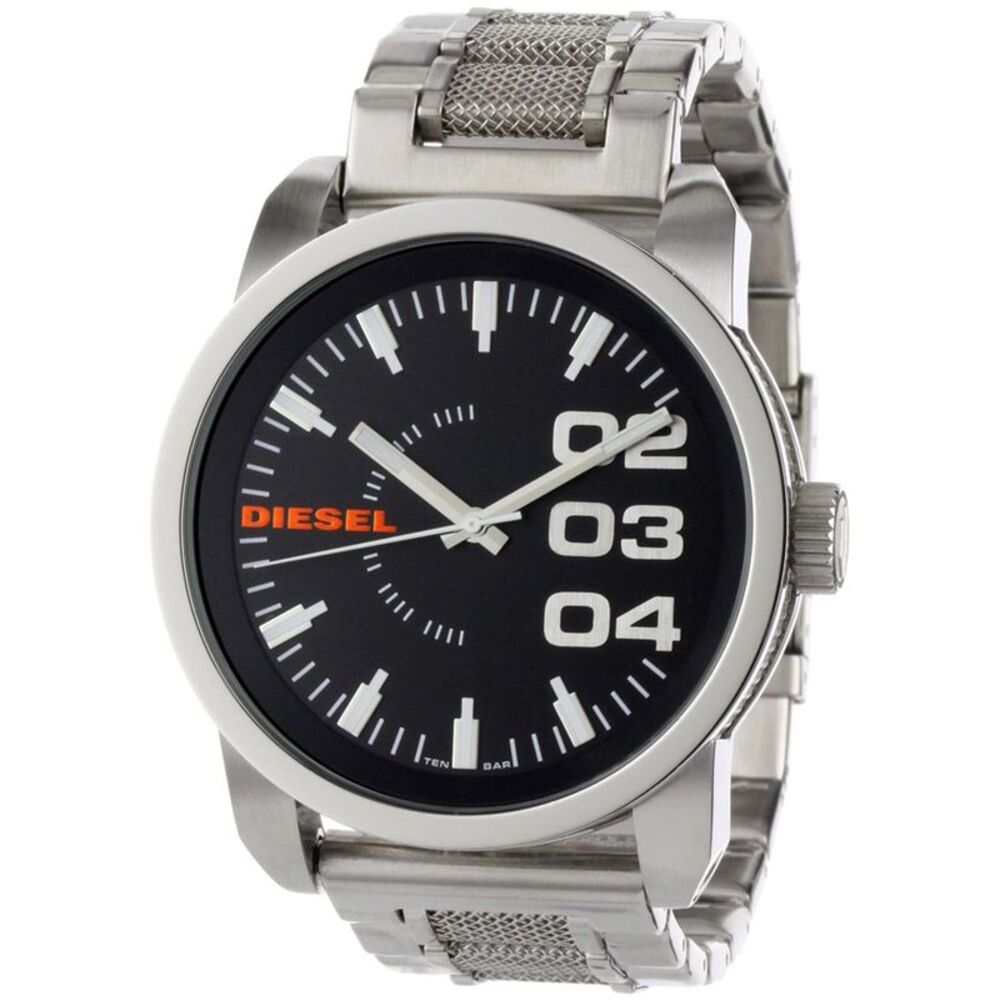 Diesel Men's Fashion  Black Dial Watch - DZ1370
